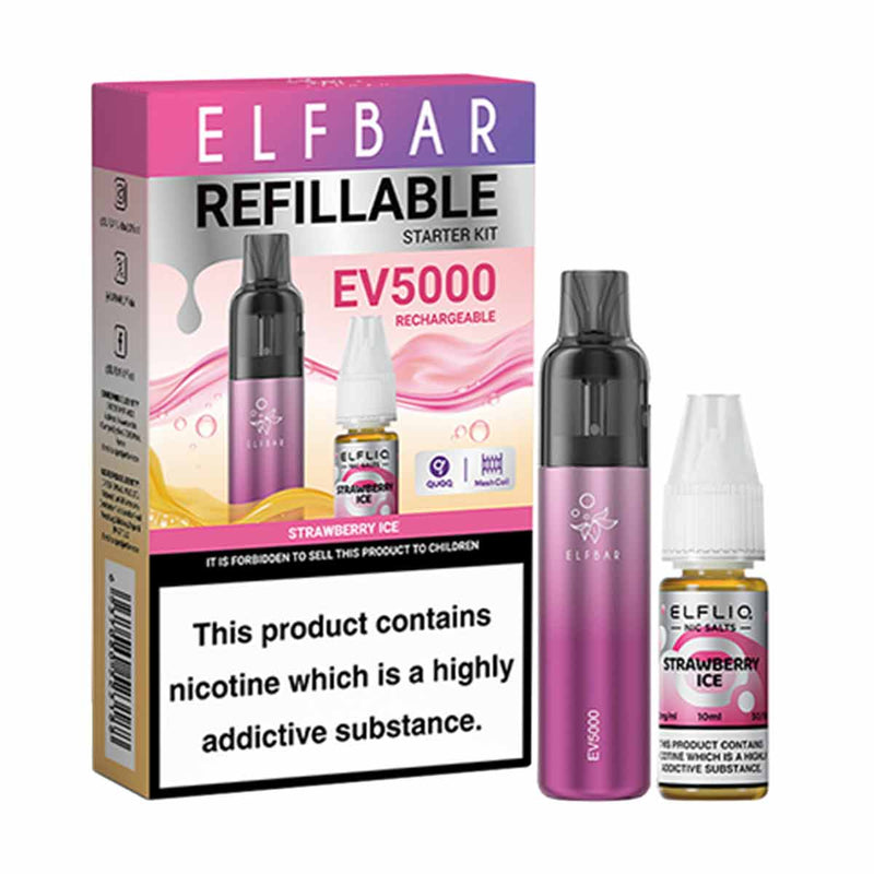 Elf Bar EV5000 Disposable Pod Kit + 20mg ElfLiq Salt