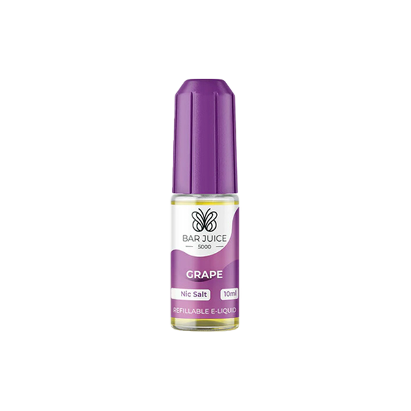 Bar Juice 5000 Nic Salts 10ml - 40VG/60PG (20mg)