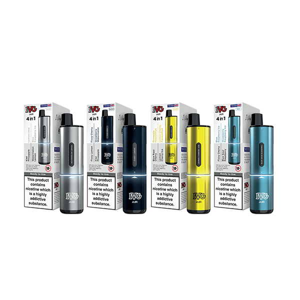 I VG Air 4 in 1 Disposable Rechargeable Pod Vape Kit 2400 Puffs (20mg)