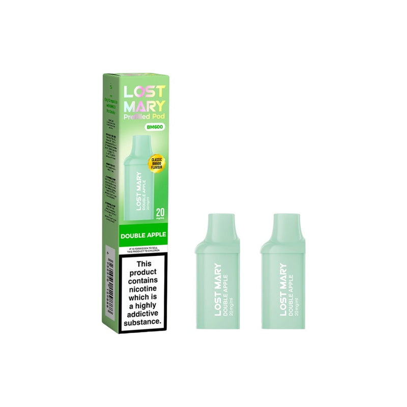 20mg Lost Mary BM600 Prefilled Replacement Pods 1200 Puffs