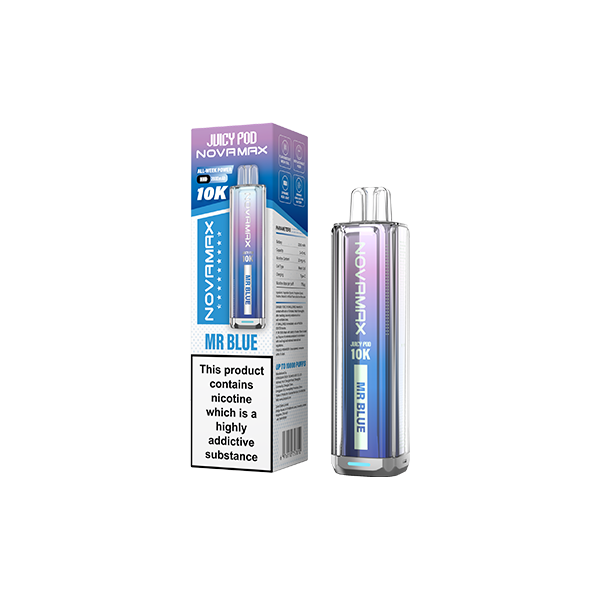 Juicy Pod Novamax Disposable Pod Vape Kit 10000 Puffs (20mg)