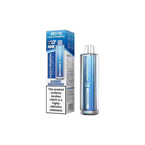 Juicy Pod Novamax Disposable Pod Vape Kit 10000 Puffs (20mg)