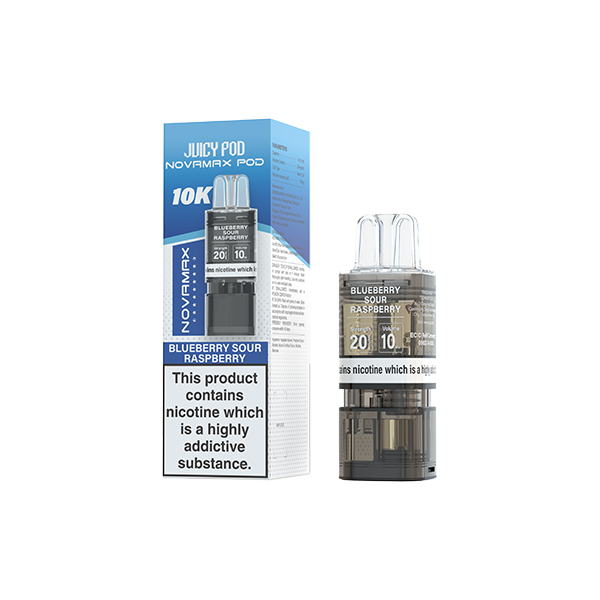 20mg Juicy Pod Novamax Prefilled Pods 10000 Puffs