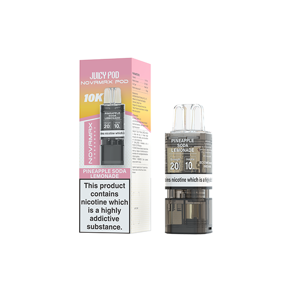 20mg Juicy Pod Novamax Prefilled Pods 10000 Puffs