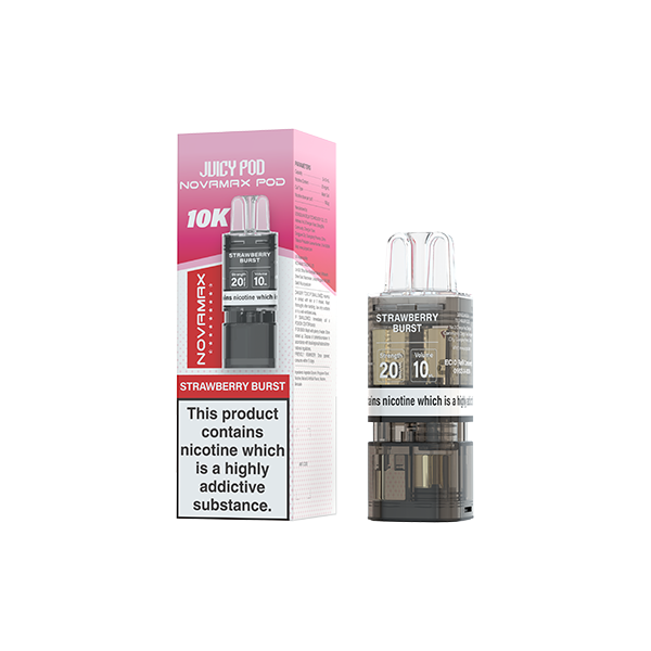 20mg Juicy Pod Novamax Prefilled Pods 10000 Puffs