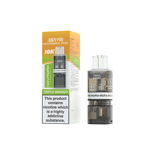 20mg Juicy Pod Novamax Prefilled Pods 10000 Puffs