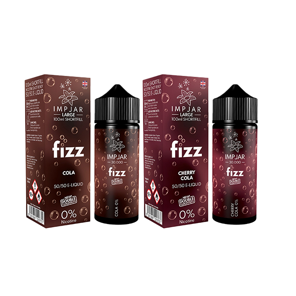 0mg Imp Jar Fizz 100ml Shortfill (50VG/50PG)