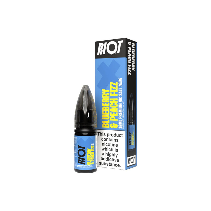 10mg RIOT X Premium Nic Salts - 10ml