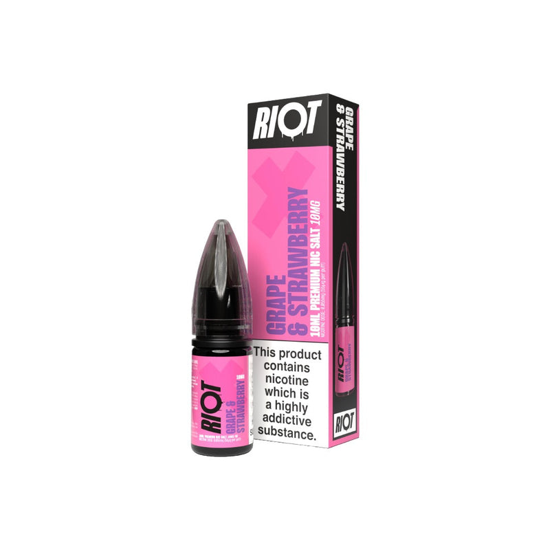 10mg RIOT X Premium Nic Salts - 10ml
