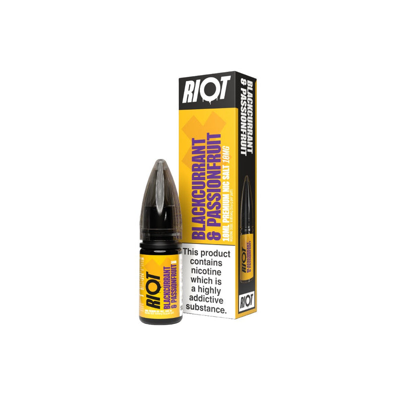 10mg RIOT X Premium Nic Salts - 10ml