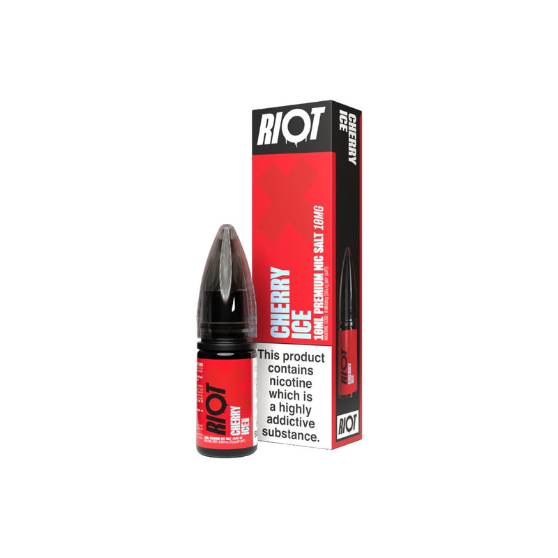 10mg RIOT X Premium Nic Salts - 10ml