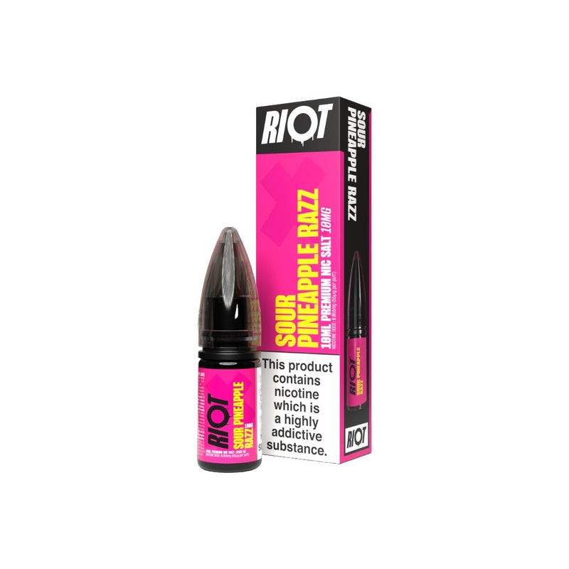 10mg RIOT X Premium Nic Salts - 10ml
