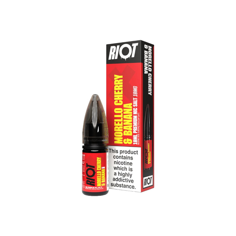 10mg RIOT X Premium Nic Salts - 10ml