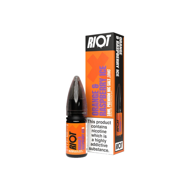 10mg RIOT X Premium Nic Salts - 10ml