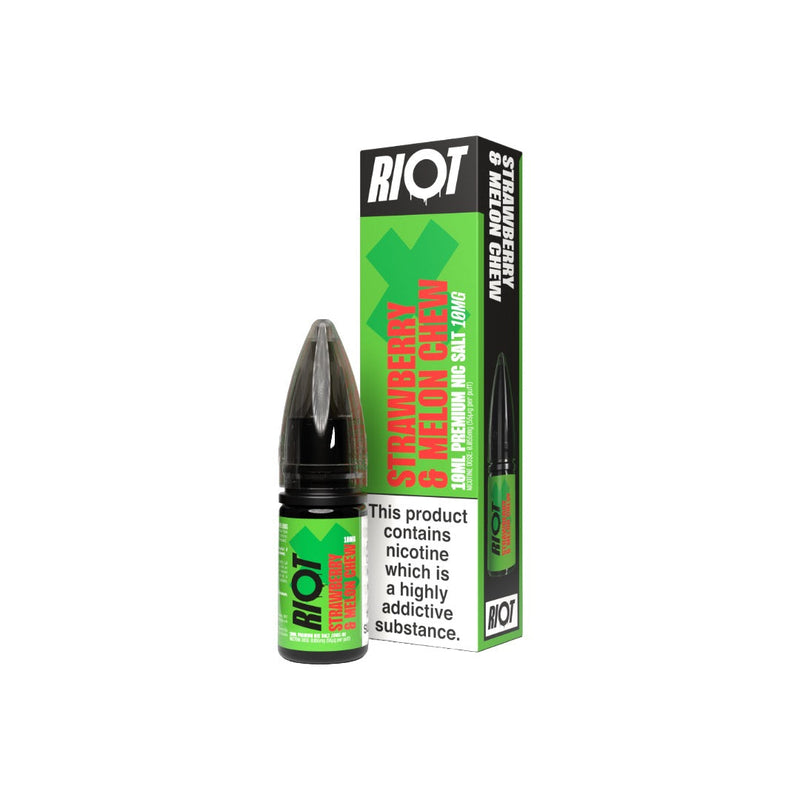 10mg RIOT X Premium Nic Salts - 10ml