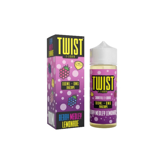 0mg Twist E-liquids 100ml Shortfill (70VP/30PG)