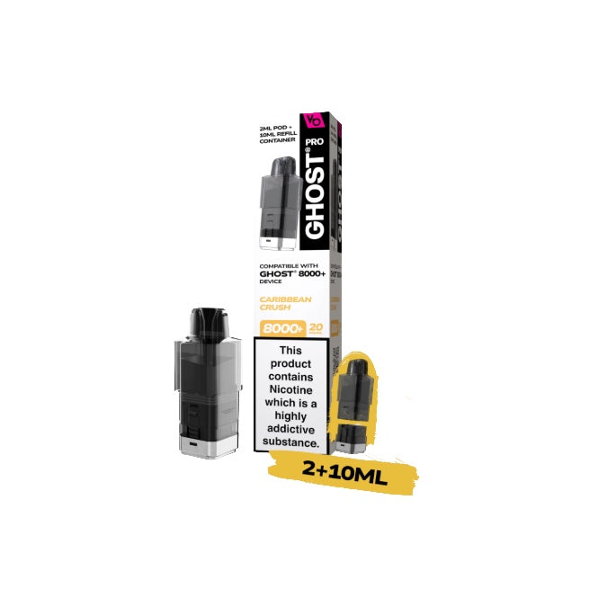 20mg Ghost Pro 8000+ By Vapes Bars Prefilled Pods