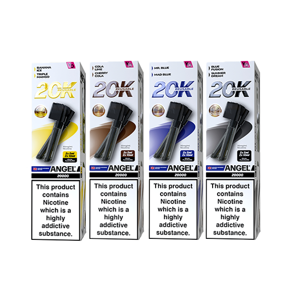 20mg Angel 20k Pods By Vapes Bars Prefilled Pods 20000 Puffs