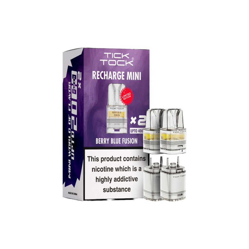 Tick Tock Recharge MINI 2K Prefilled Pods  2000 Puffs