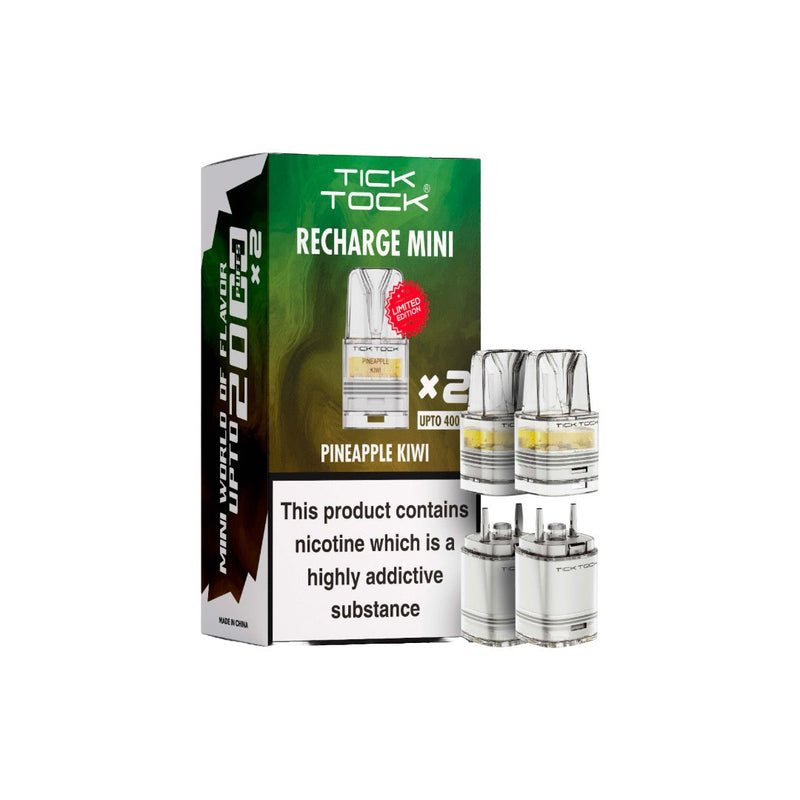 Tick Tock Recharge MINI 2K Prefilled Pods  2000 Puffs
