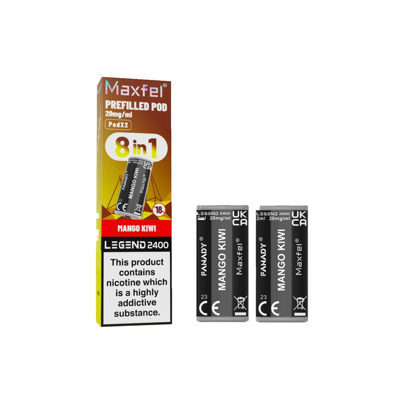20mg Maxfel Legend Fanady Prefilled Pods 2400 Puffs