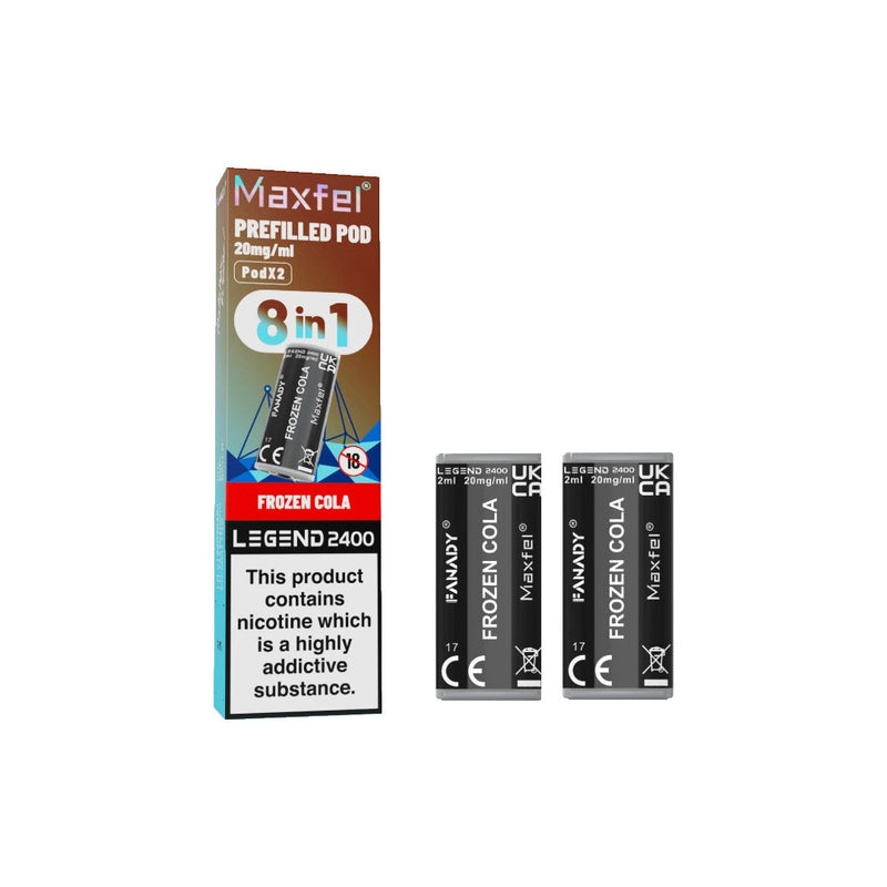 20mg Maxfel Legend Fanady Prefilled Pods 2400 Puffs