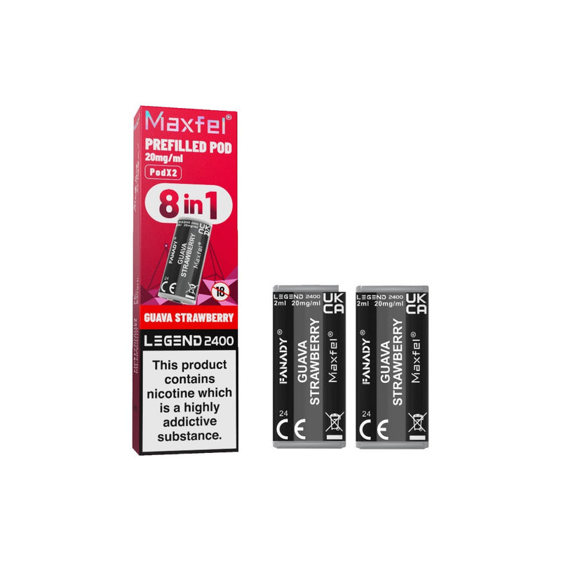 20mg Maxfel Legend Fanady Prefilled Pods 2400 Puffs