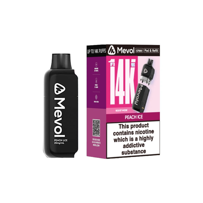 20mg Mevol S7000 Prefilled Pod & Refill 14k puffs
