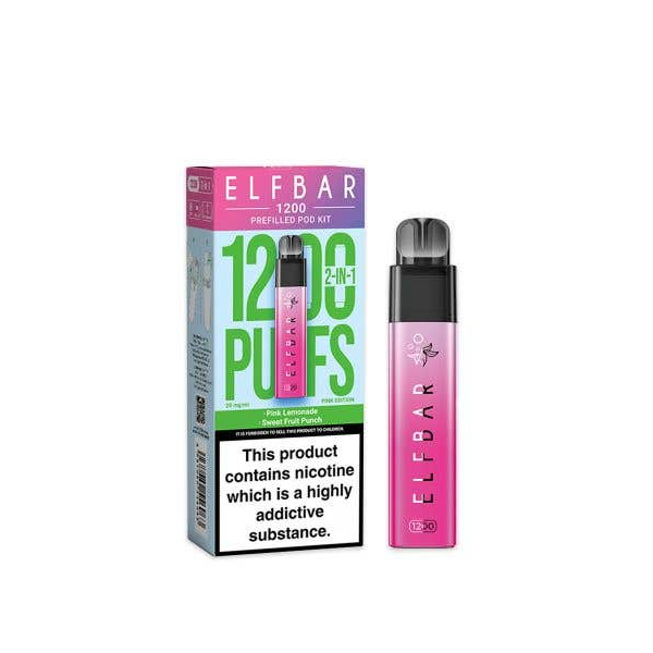 ELF Bar 1200 Multi Edition Prefilled Pod Kit 1200 Puffs (20mg)