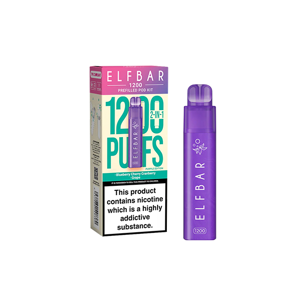 ELF Bar 1200 Multi Edition Prefilled Pod Kit 1200 Puffs (20mg)