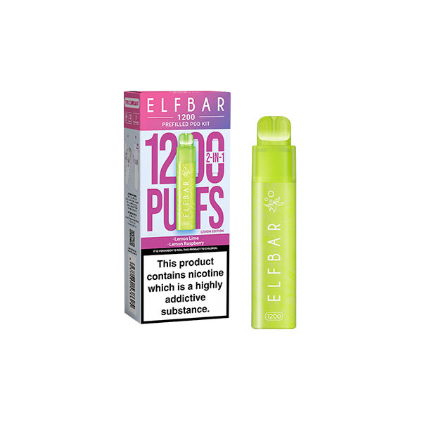 ELF Bar 1200 Multi Edition Prefilled Pod Kit 1200 Puffs (20mg)