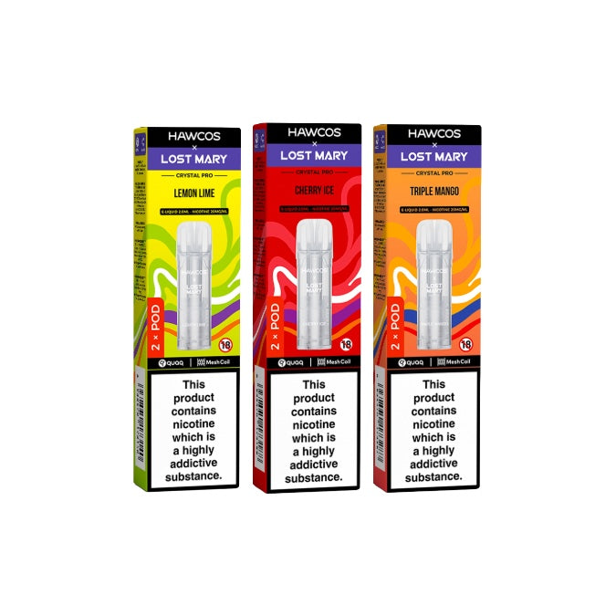 Hawcos x Lost Mary Crystal Pro Prefilled Pod