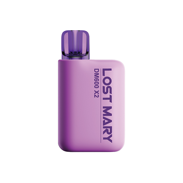 Lost Mary DM600 X2 Disposable Pod Kit 1200 Puffs (20mg) - Twin Pack