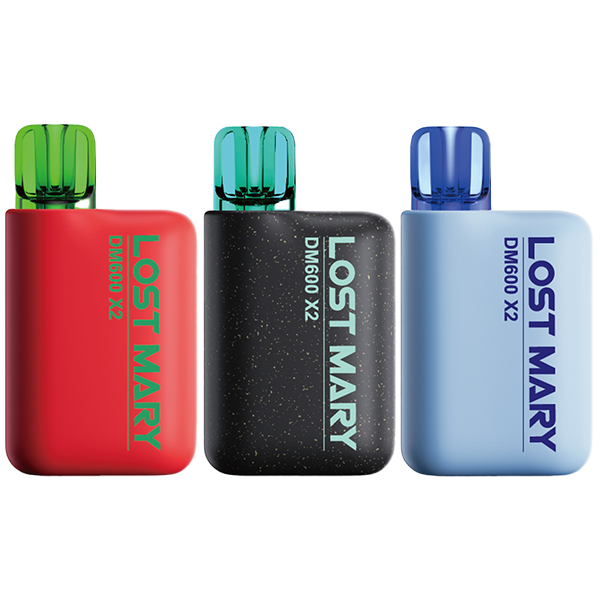 Lost Mary DM600 X2 Disposable Pod Kit 1200 Puffs (20mg) - Twin Pack