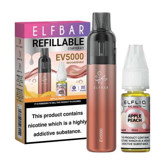 Elf Bar EV5000 Disposable Pod Kit + 20mg ElfLiq Salt
